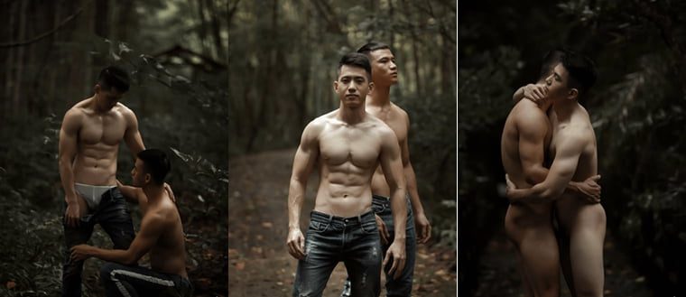 MAN BLUE Magazine Natural With Friend By Dang Quoc Dat——万客写真